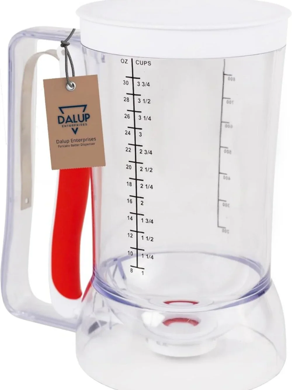 Mess-Free Pancake & Cupcake Batter Dispenser | 4 Cup Capacity, Easy-Squeeze